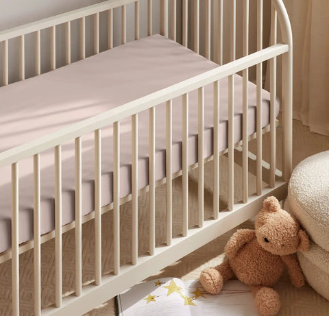 Signature Fitted Crib Sheet Dusty Rose