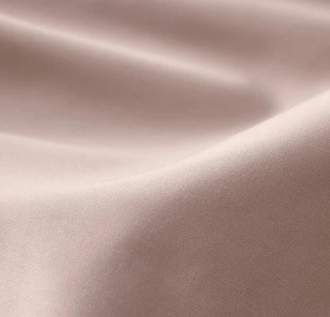 Percale Hemmed Sheet Set Dusty Rose