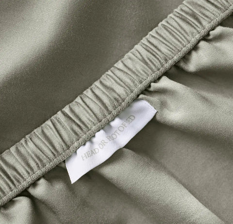 Percale Hemmed Sheet Set Sageleaf