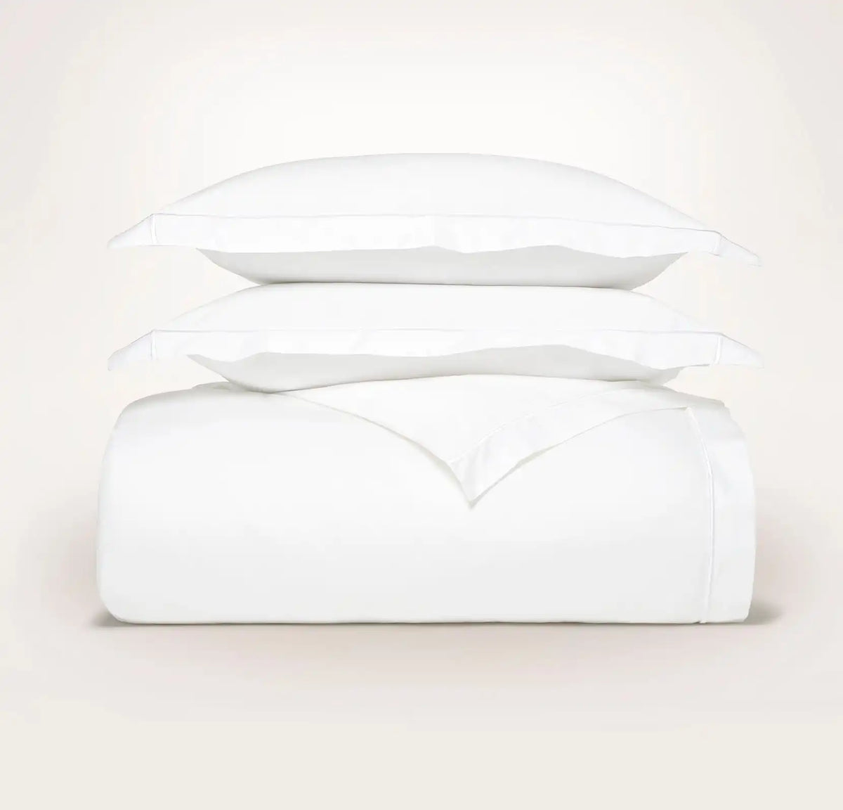 Signature Embellished Duvet Set White/White Embroidered