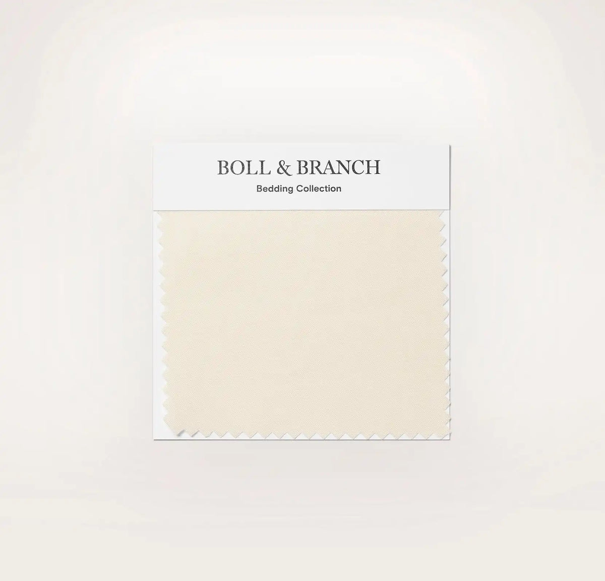 Percale Hemmed Fabric Swatch Natural
