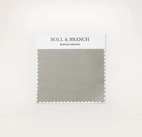 Signature Hemmed Fabric Swatch Pewter