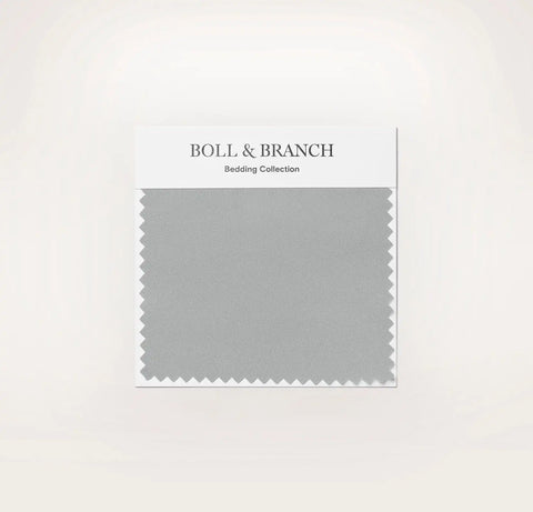 Percale Hemmed Fabric Swatch Shore