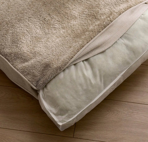 Piped Edge Pet Cushion Biscuit