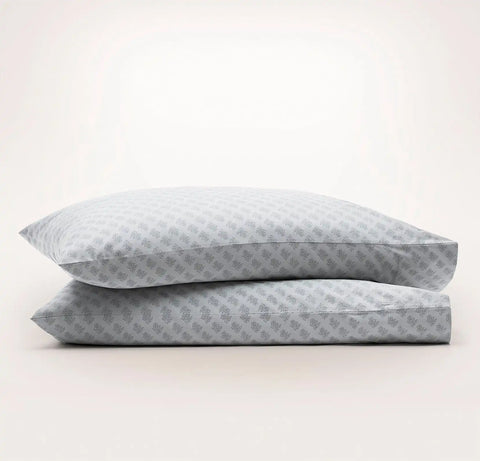 Signature Hemmed Pillowcase Set Bluestone Marigolds