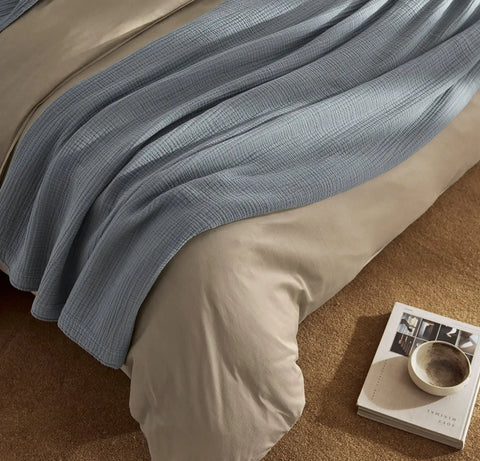 Dream Bed Blanket Bluestone