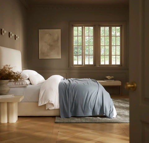 Essential Bed Blanket Bluestone