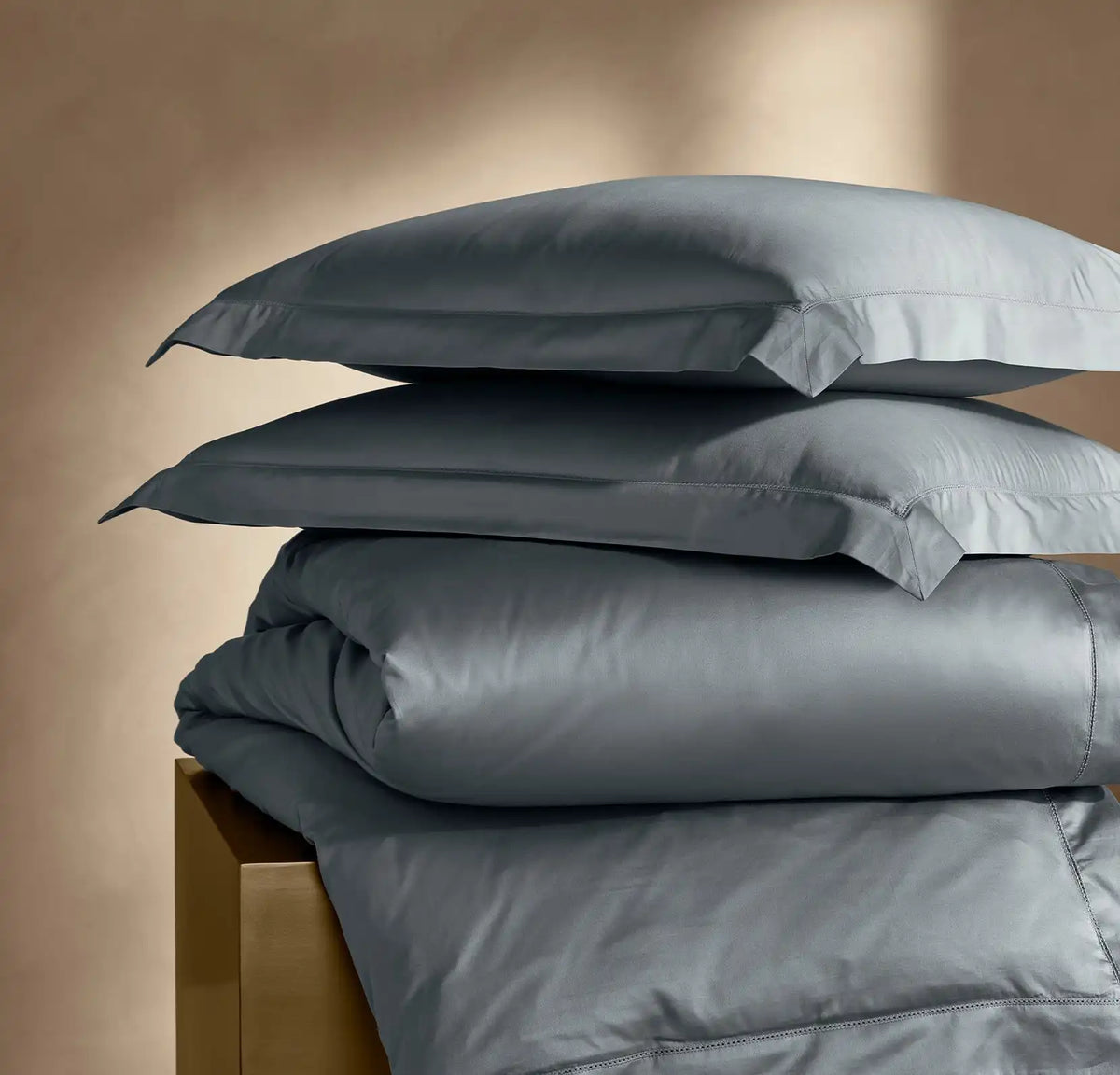 Summit Supima Duvet Set Bluestone