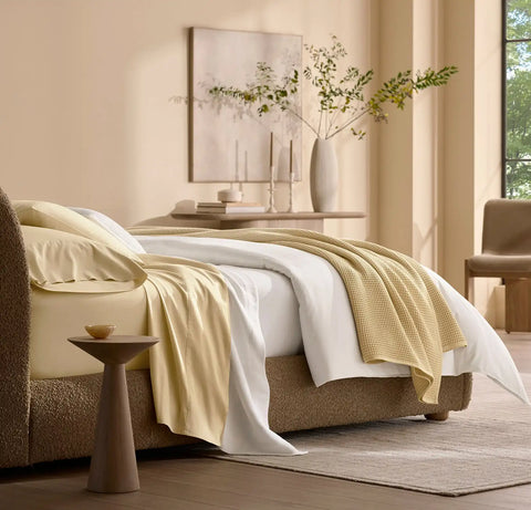 Signature Hemmed Pillowcase Set Buttercup