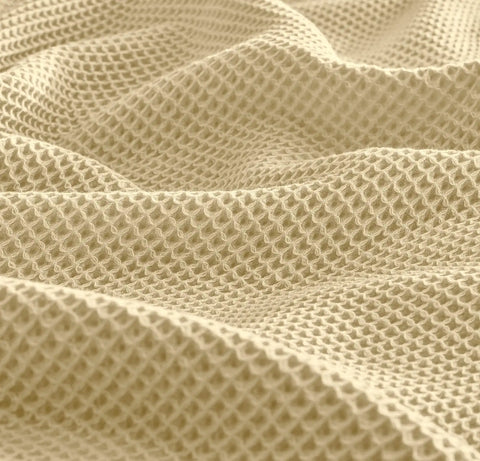 Waffle Fabric Swatch Buttercup