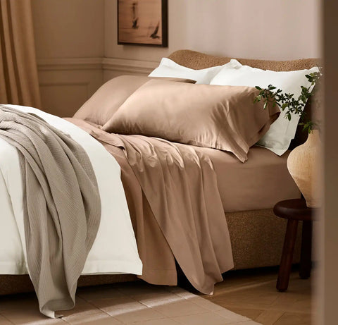 Signature Hemmed Sheet Set Camel