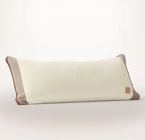 Court Knit Pillow Cover Cream
