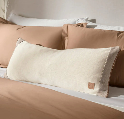 Court Knit Pillow Cover Cream