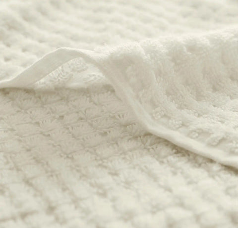Turkish Waffle Bath Mat Cream