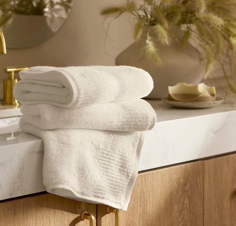 Turkish Ultra Plush Hand Towels (Pair) Cream