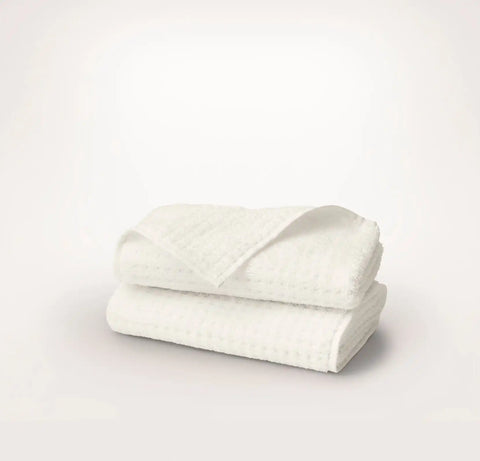 Turkish Waffle Hand Towels (Pair) Cream