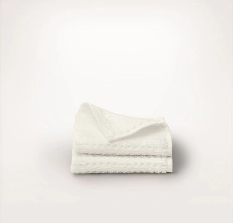 Turkish Waffle Washcloths (Pair) Cream