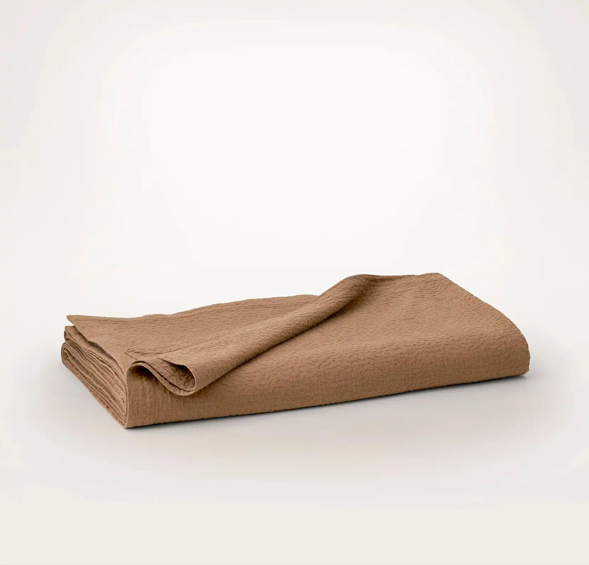 Dappled Vela Grand Coverlet Deep Camel