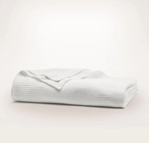 Cooling Bed Blankets White Lightweight