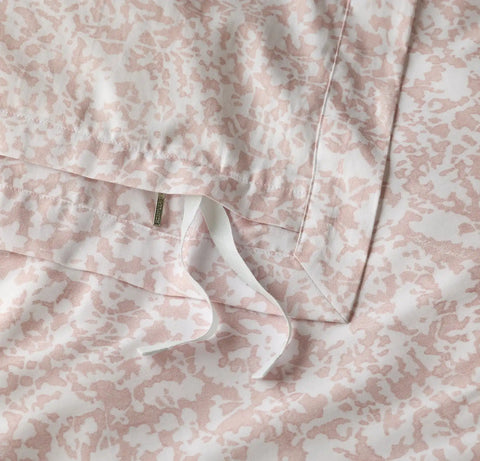 Signature Hemmed Duvet Set Dusty Rose Garden