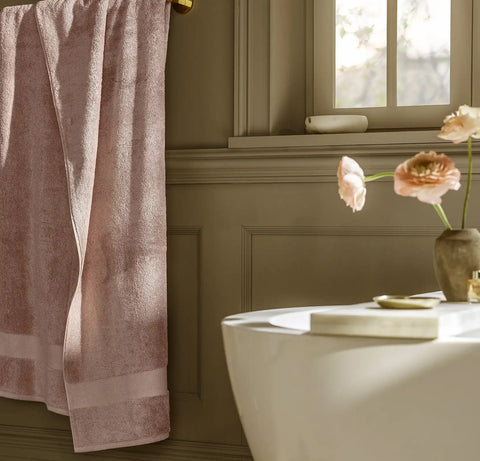 Plush Bath Sheet Dusty Rose