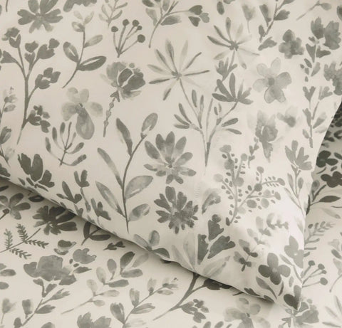 Signature Hemmed Pillowcase Set Juniper Botanical