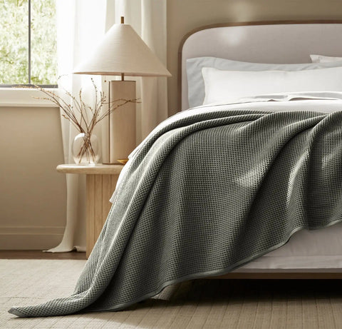 Waffle Bed Blanket Juniper