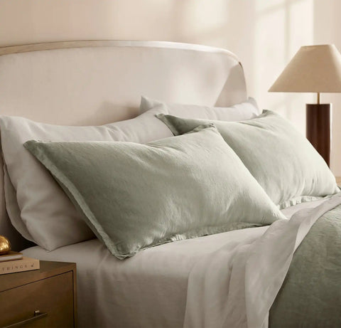 Linen Duvet Set Sageleaf