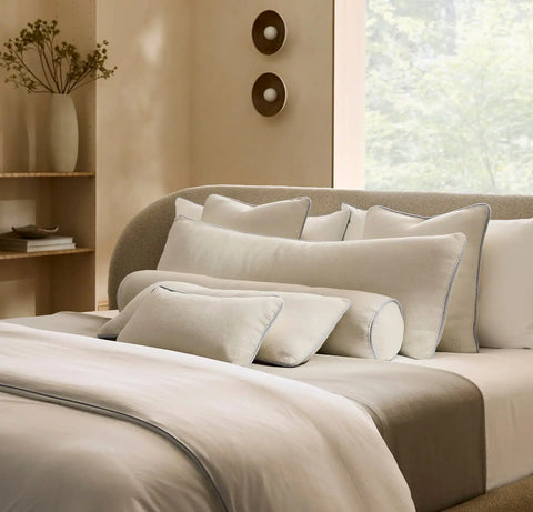 Threadmark Pillow Cover Soft White/Melange Shore