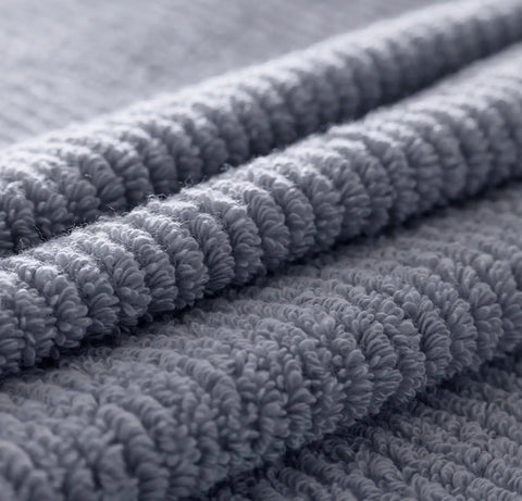 Turkish Ribbed Bath Sheet Mineral
