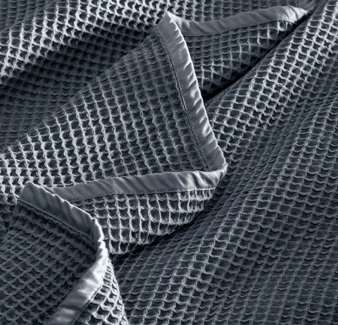 Waffle Bed Blanket Mineral