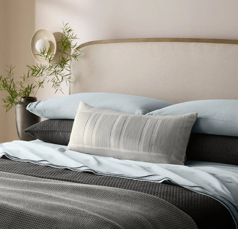 Fluted Pillow Cover Mist