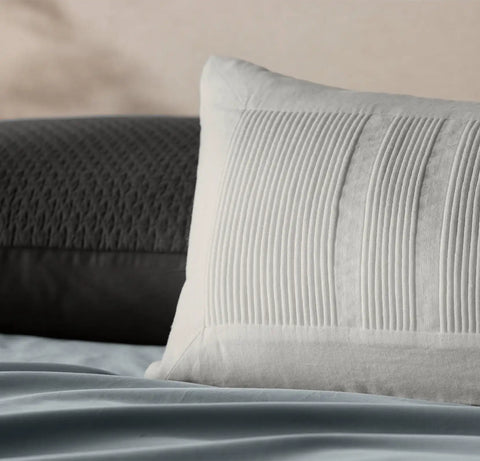 Fluted Pillow Cover Mist