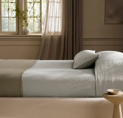 Dappled Vela Classic Coverlet Mist