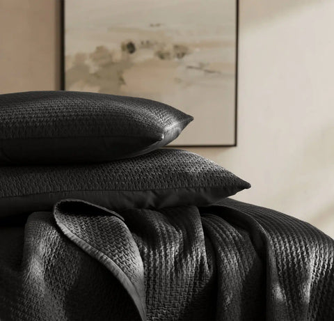Signature Textured Stitch Quilted Sham Night
