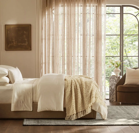 Two-Tone Ribbed Rug Night/Cream