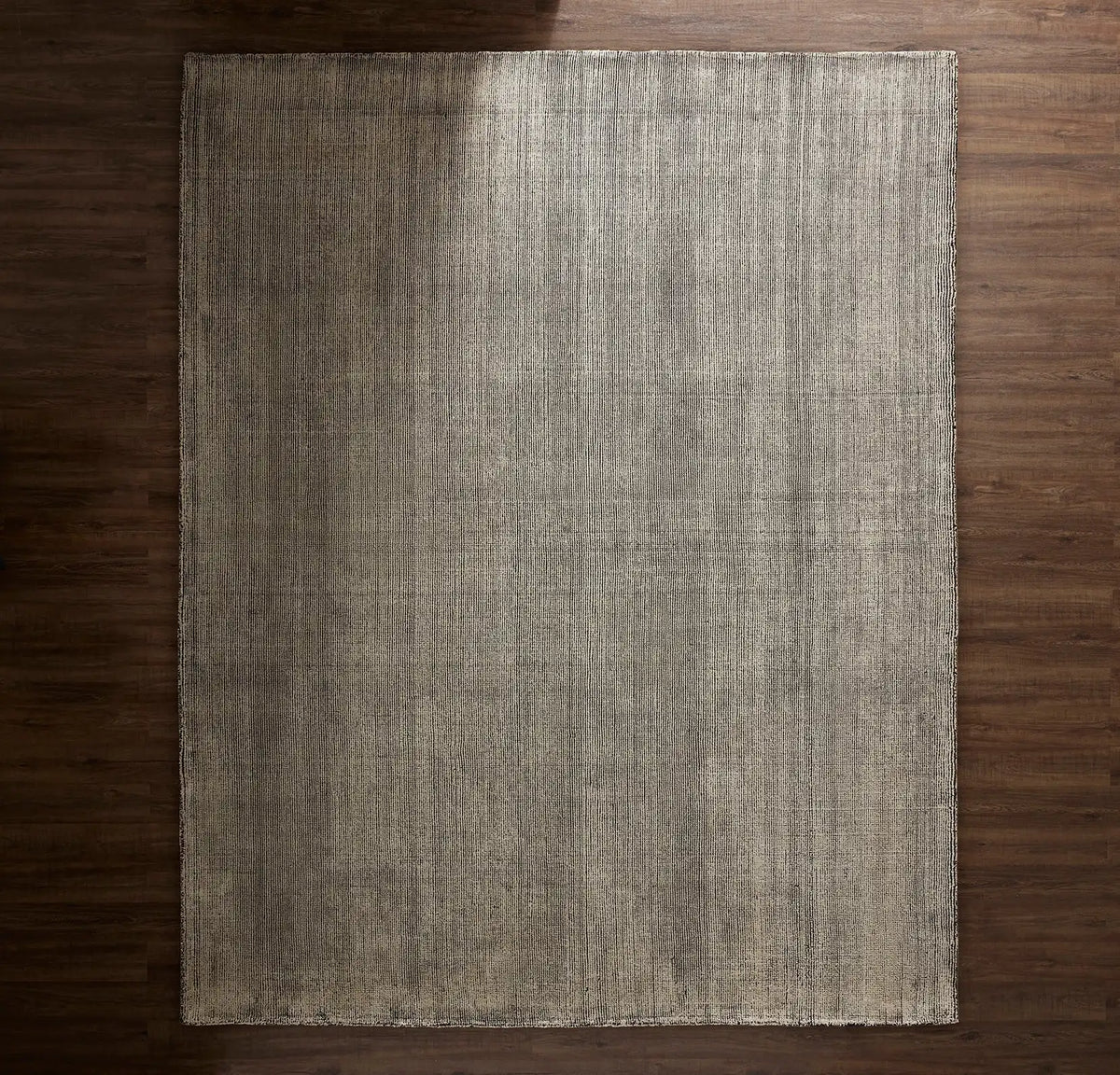 Two-Tone Ribbed Rug Night/Cream