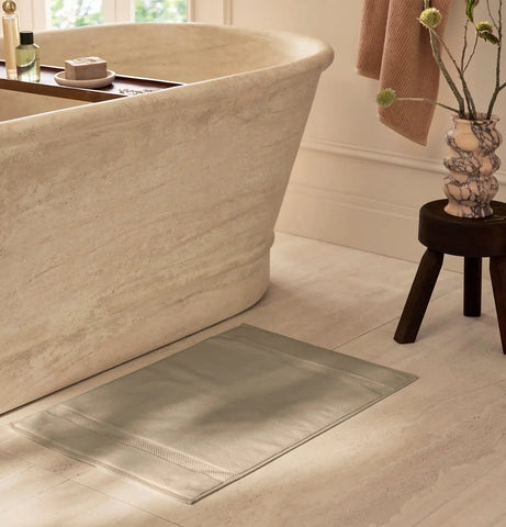 Plush Bath Mat Oak
