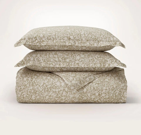 Signature Hemmed Duvet Set Oak Garden