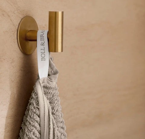Turkish Ribbed Bath Towel Oak