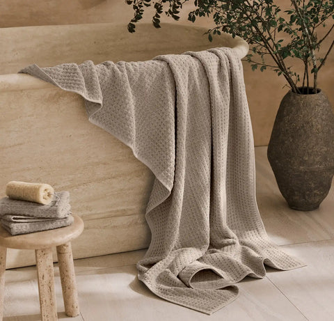 Turkish Waffle Bath Sheet Oak