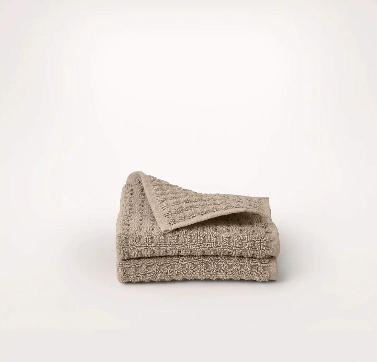 Turkish Waffle Washcloths (Pair) Oak