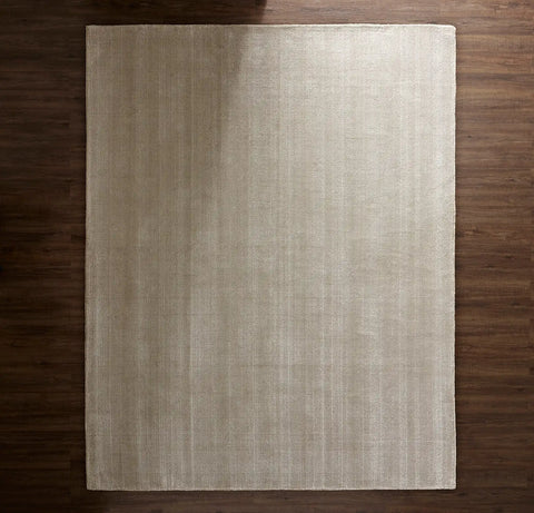 Two-Tone Ribbed Rug Oak/Cream