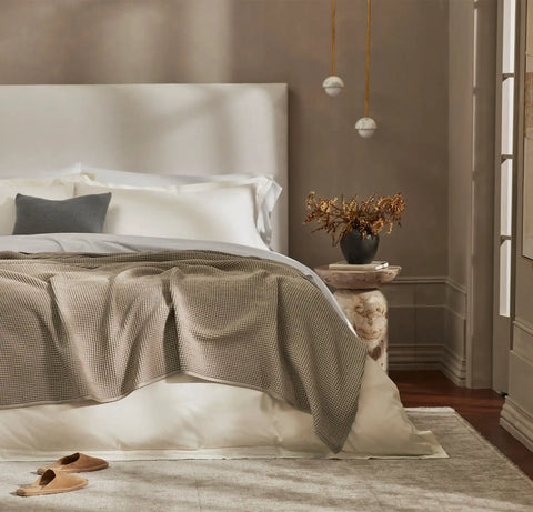 Waffle Bed Blanket Oak