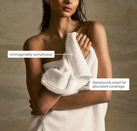 Turkish Ultra Plush Bath Towel White