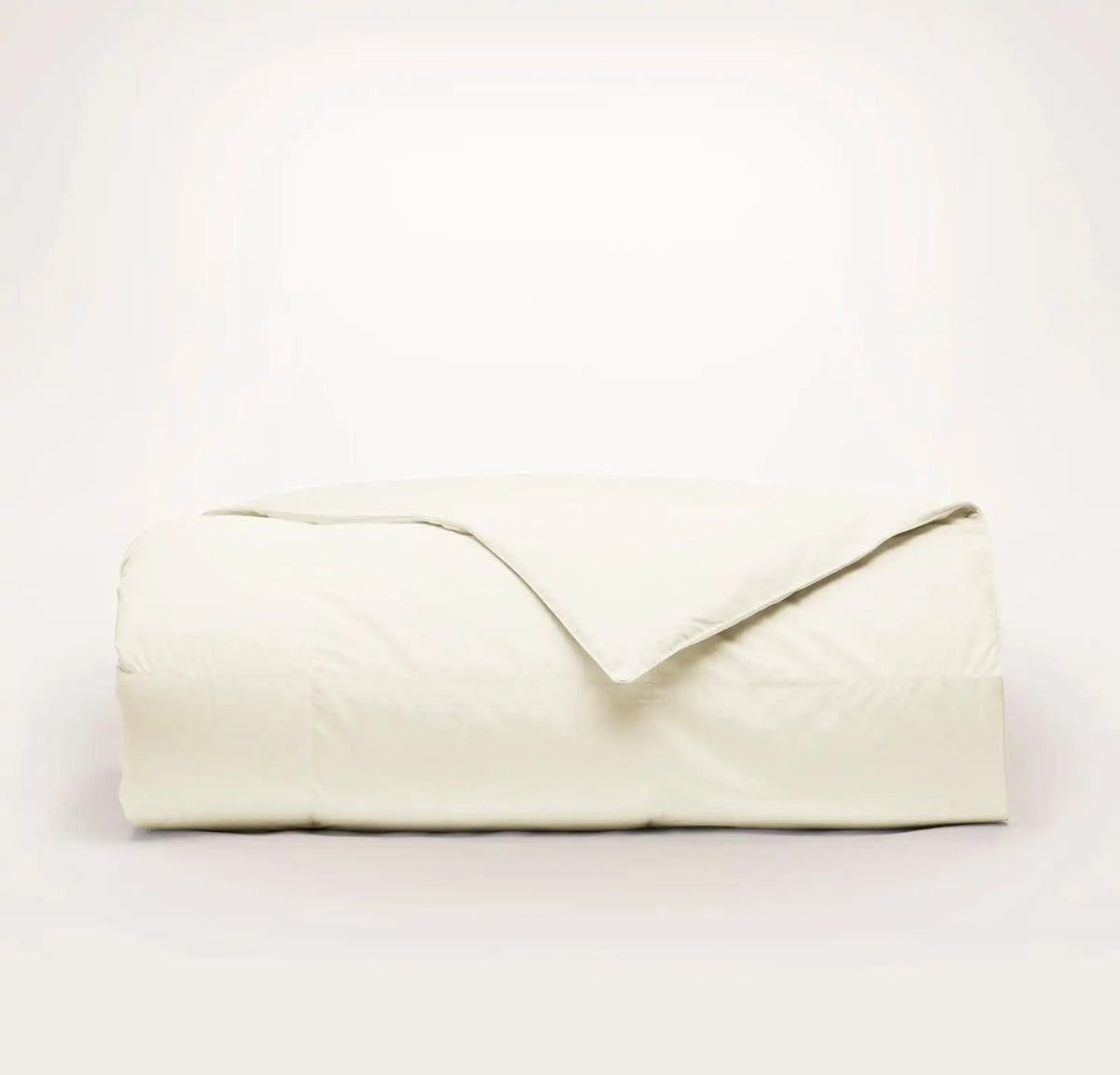 Percale Quilted Down Alternative Comforter Cream