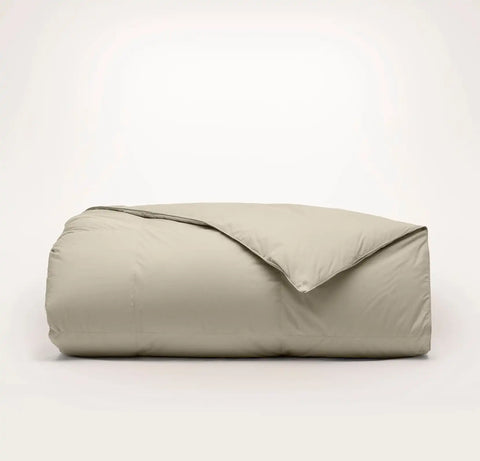 Percale Quilted Down Alternative Comforter Oak