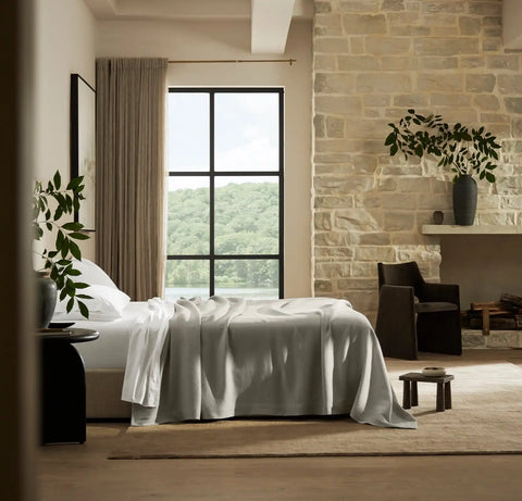 Essential Bed Blanket Pewter