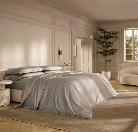 Summit Supima Duvet Set Pewter