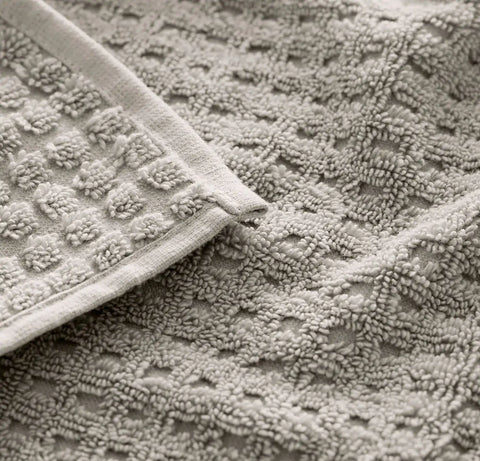 Turkish Waffle Washcloths (Pair) Pewter